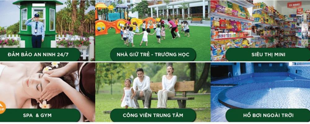 Tiện ích dự án nhà phố The Pearl Riverside Bến Lức Long An 