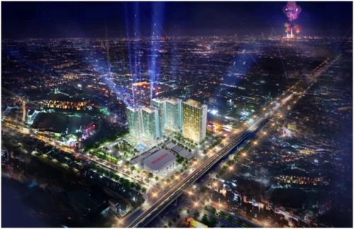 Hình ảnh dự án Charm City từ trên cao