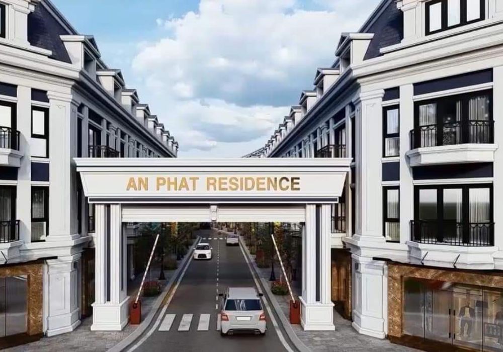 Cổng dự án nhà phố An Phát Residence Bình Dương