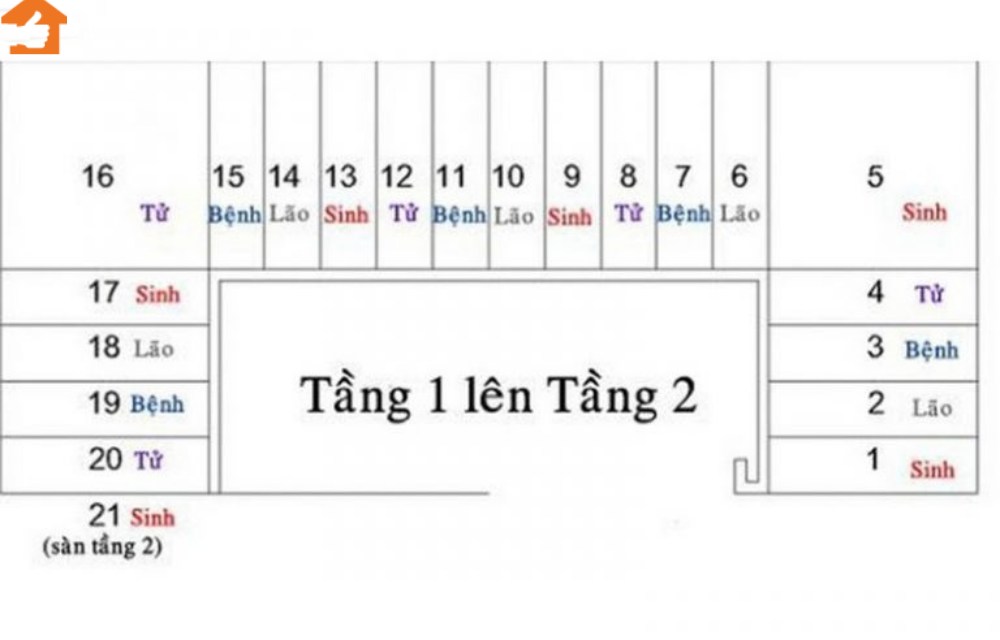 cách tính bậc thang quy luật sinh lão bênh tử