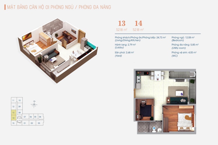 Thiết kế căn hộ Viva Plaza