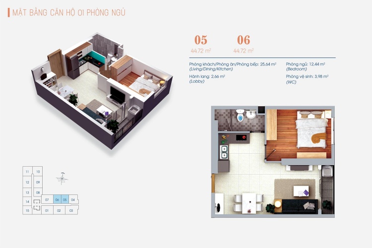 Thiết kế căn hộ Viva Plaza