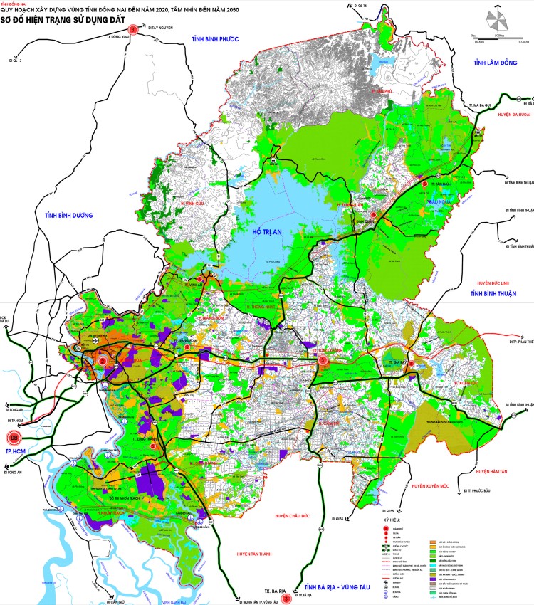 Quy hoạch xây dựng vùng tỉnh Đồng Nai đến năm 2020, tầm nhìn đến năm 2050