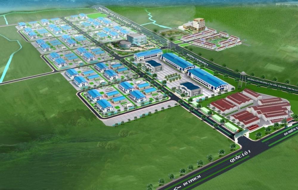 Quy hoach khu công nghiệp 334,5 ha giáp ranh TP.HCM