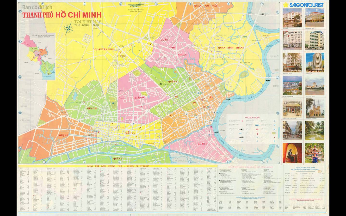 Bản Đồ Thành Phố Hồ Chí Minh (Tp Hcm) Khổ Lớn 2023