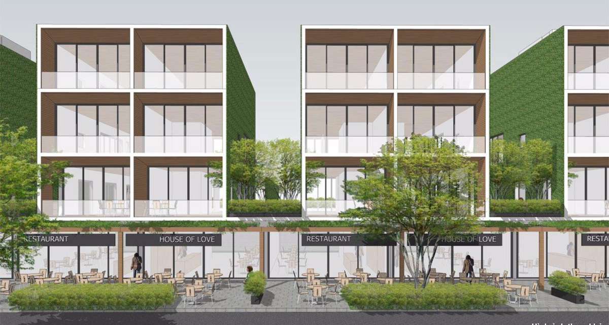 Phối cảnh khu nhà phố View Biển Thanh Long Bay