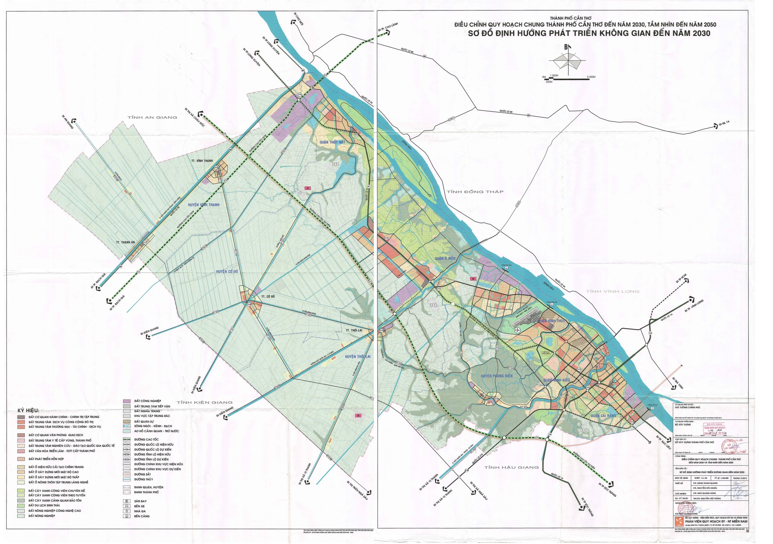 2030 Bản đồ Định hướng Phát triển Không gian Thành phố Cần Thơ