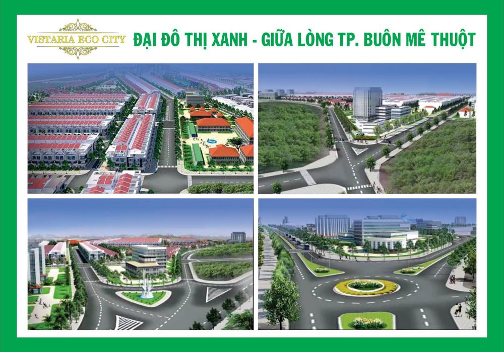 Hạ tầng dự án Vistaria Eco City Buôn Ma Thuột Đắk Lắk