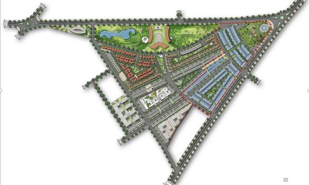 Mặt bằng phân lô dự án Vistaria Eco City Buôn Ma Thuột Đắk Lắk