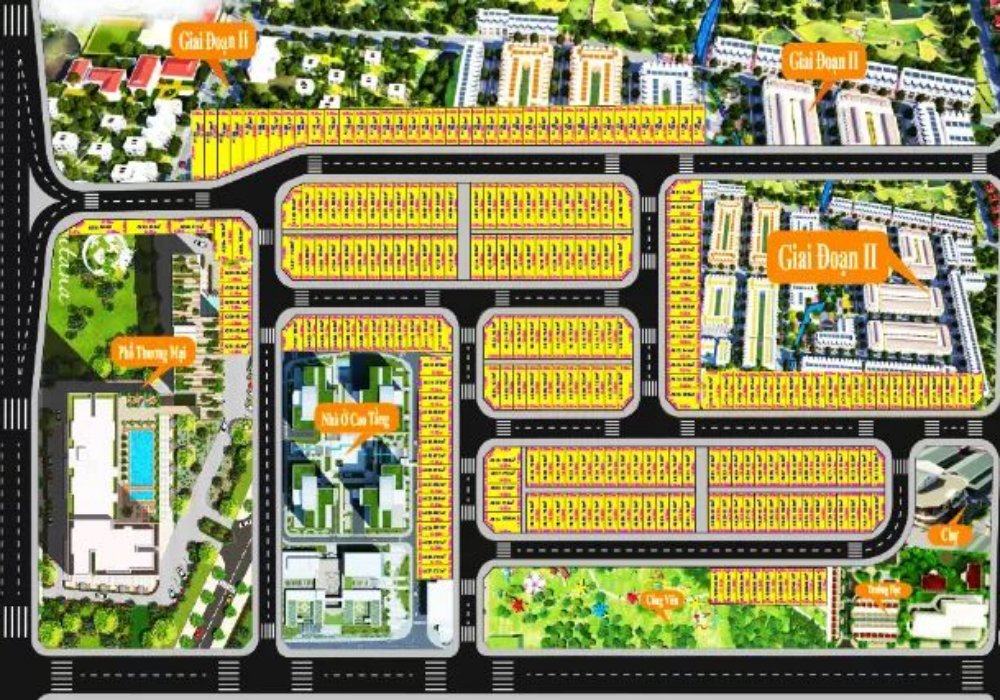 Mặt bằng dự án đất nền Chánh Hưng Bình Dương