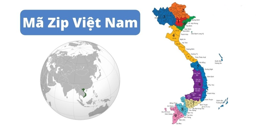 Mã Zip Việt Nam - Bảng Mã Bưu Chính 63 Tỉnh/Thành Năm 2023