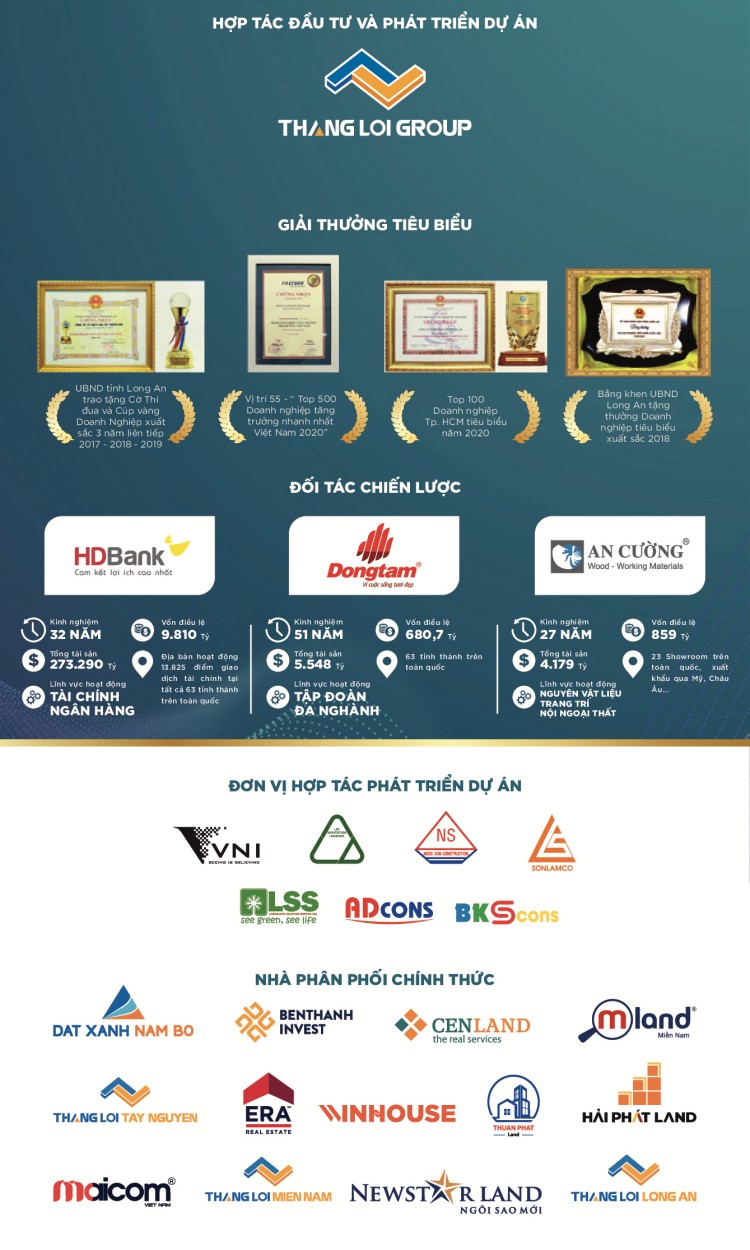 Hàng loạt đơn vị doanh nghiệp tên tuổi cùng phân phối dự án The Sol City