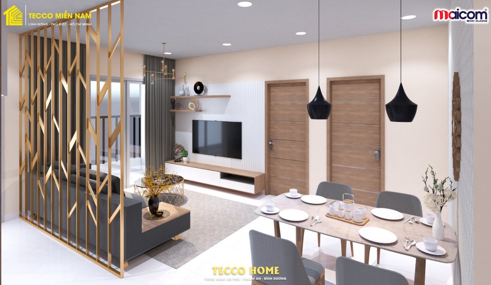 Thiết kế CH02 dự án chung cư TeccoHome An Phú