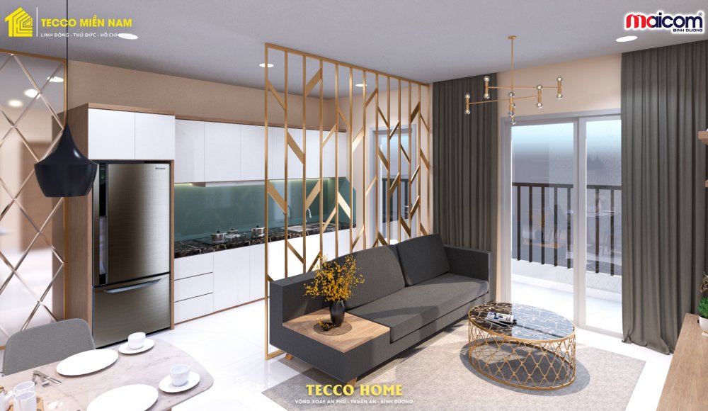 Thiết kế CH02 dự án chung cư TeccoHome An Phú