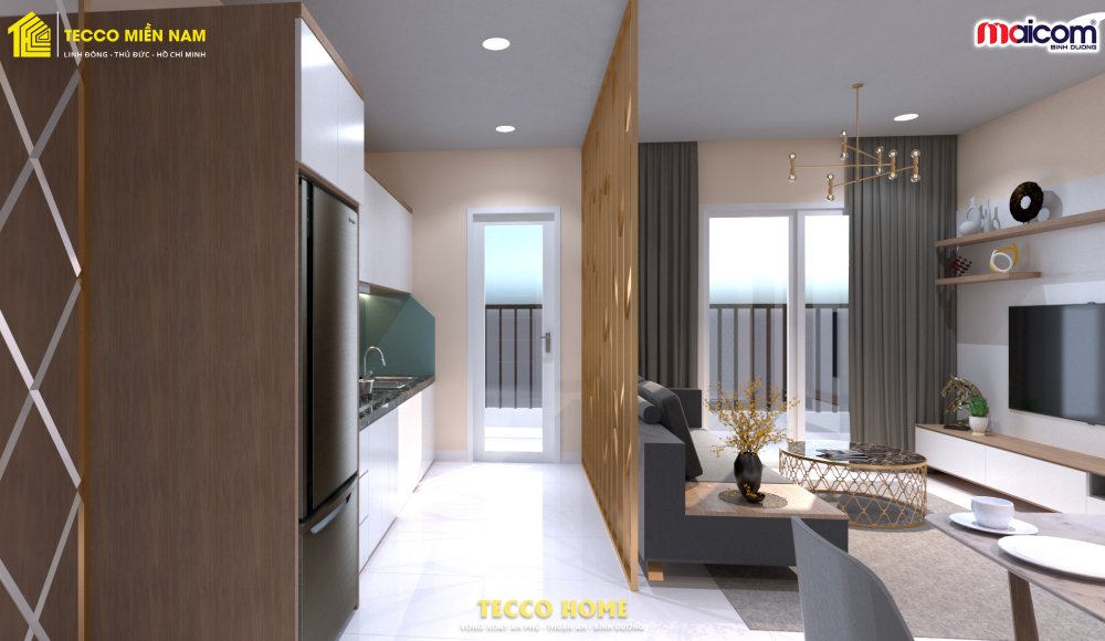 Thiết kế CH02 dự án chung cư TeccoHome An Phú