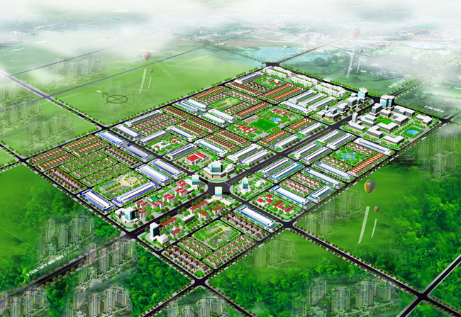 Phối cảnh tổng thể dự án đất nền Hud Nhơn Trạch Đồng Nai
