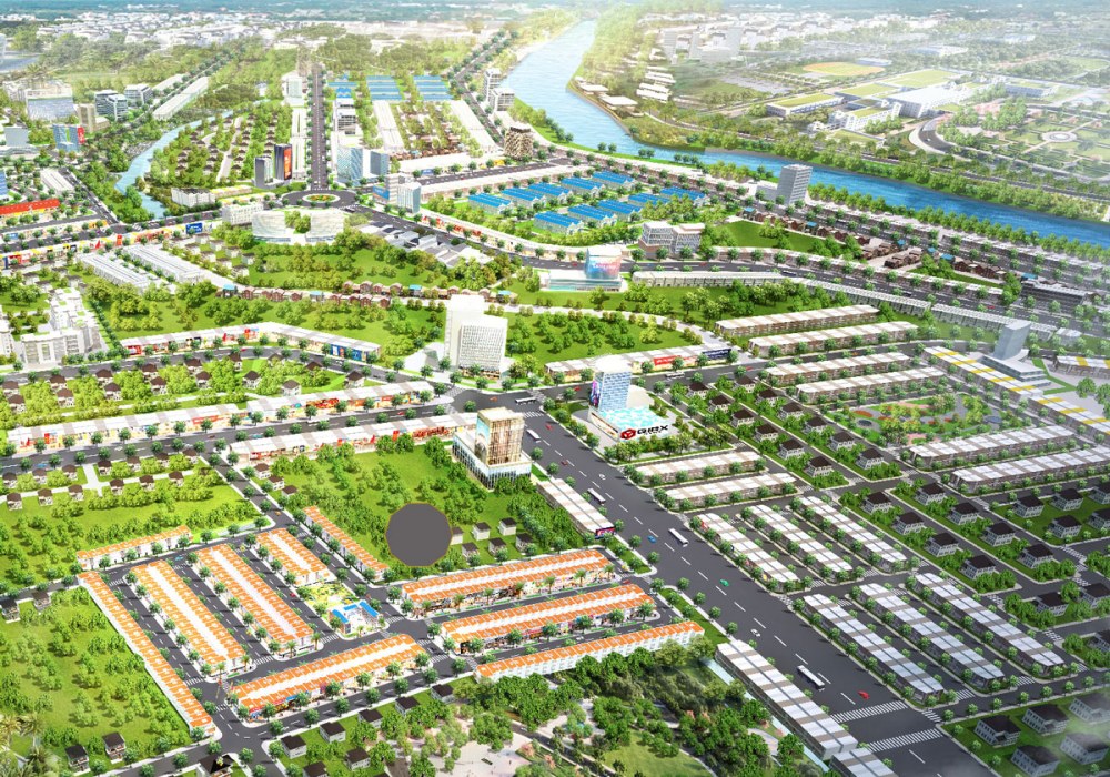 Phối cảnh dự án Phố Thương mại Lộc Phát
