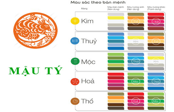 Sinh năm 1948 Mệnh gì Tuổi Mậu Tý Hợp tuổi nào Màu gì