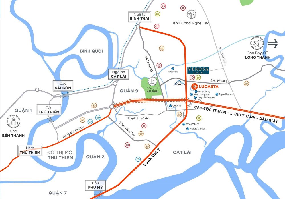 Tiềm năng vị trí dự án Verosa Park Khang Điền Quận 9