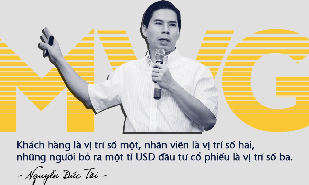 "Khách hàng là người duy nhất quyết định số phận của một hệ thống bán lẻ. Niềm tin mạnh mẽ này là thứ không bao giờ được thay đổi tại Thế Giới Di Động"