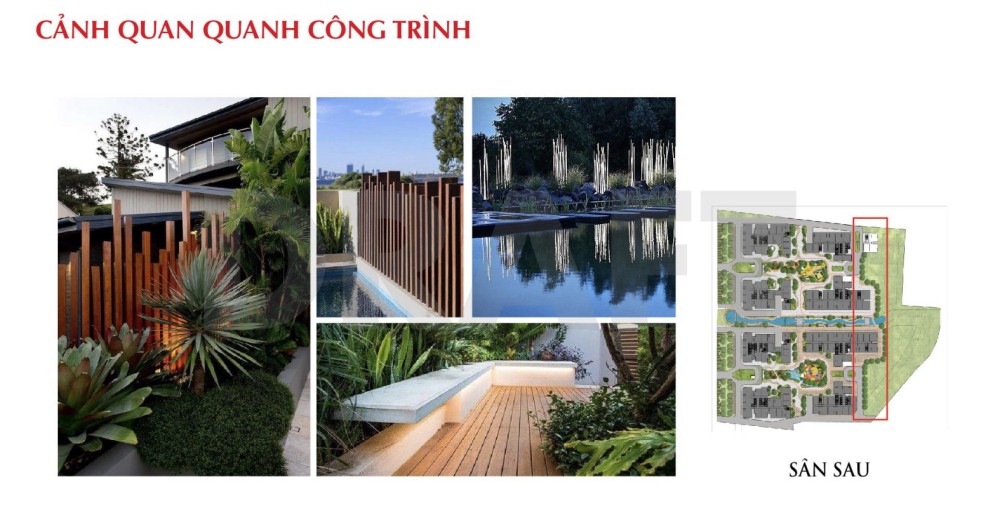 Tiện ích cảnh quan quanh công trình căn hộ Astral City