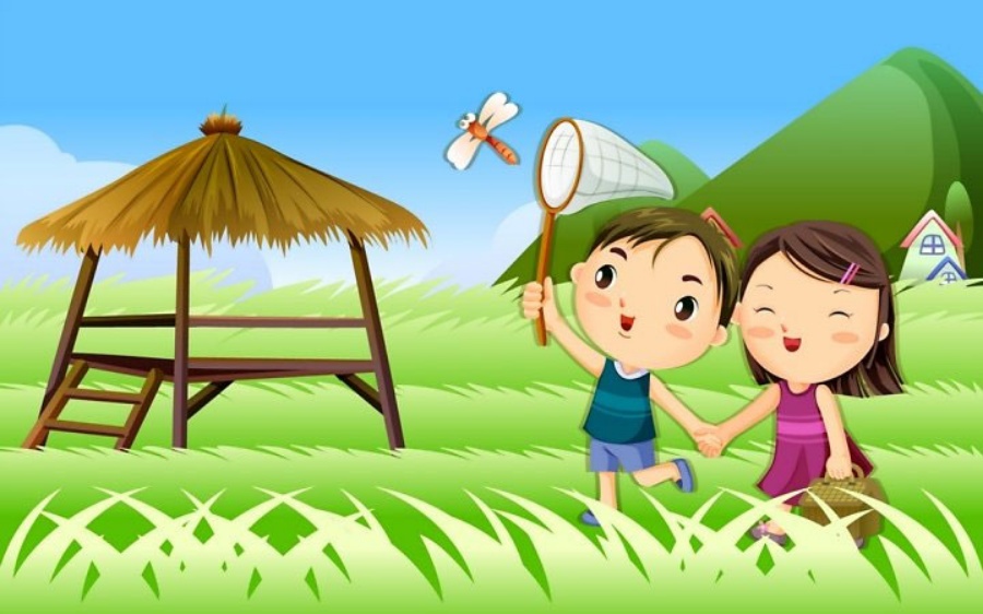 Bạn nhỏ rong chơi