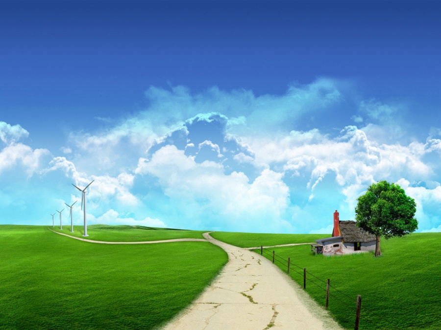 Land der Windmühlen und des grünen Landes