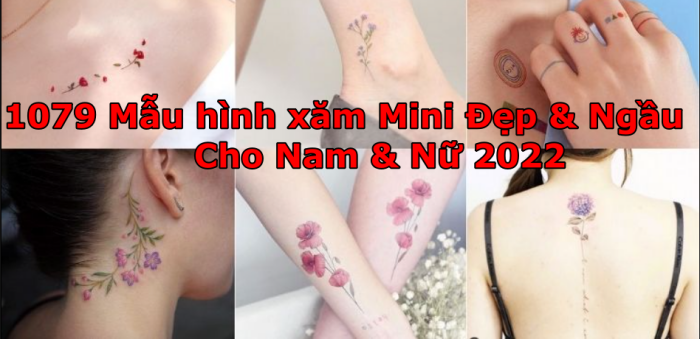 9999 Mẫu hình xăm Mini Đẹp, Cute & Ngầu cho Nam Nữ 2022