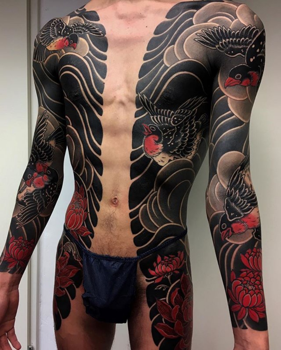 32 kiểu xăm đẹp của Yakuza nhật bản  Yakuza Tattoo Designs  Polynesian  tattoo designs Tattoo designs and meanings Mens side tattoos
