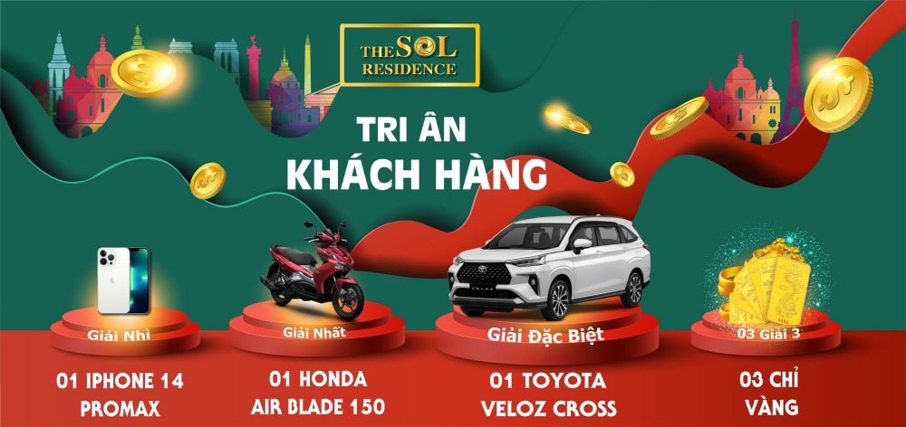 tri ân khách hàng The Sol Residence Bảng Giá CDT