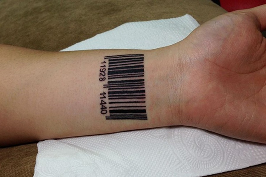 TATTOO NỮ MINI NHỎ XINH DỄ THƯƠNG  Hình xăm dán tatoo mã vạch  miếng dán hình  xăm đẹp dành cho nữ  Lazadavn