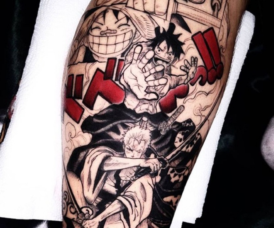 Hình xăm one piece đảo hải tặc đẹp nhất  VFOVN