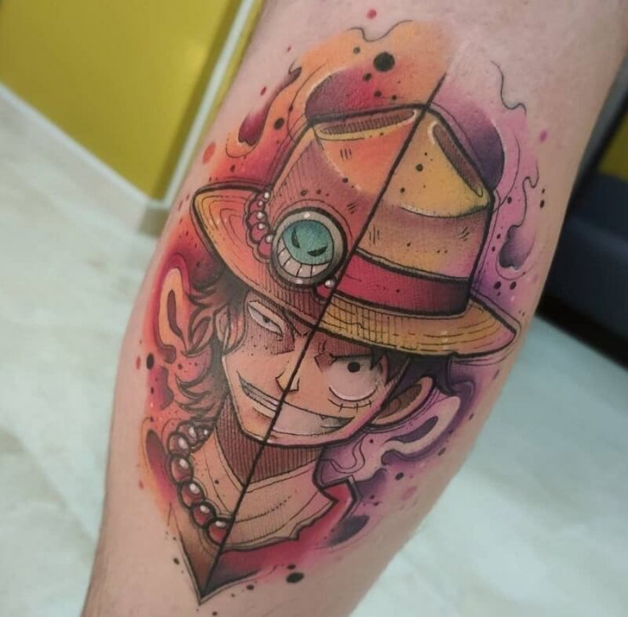 101 Hình xăm Luffy sáng tạo siêu độc lạ  Thẩm mỹ Thu Cúc