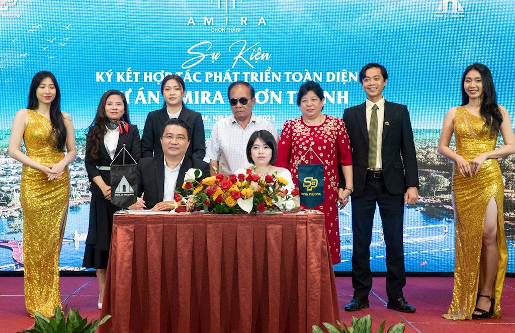 Công ty Song Phương và Tập đoàn Thiên An Holdings ký kết phát triển dự án Amira Chơn Thành