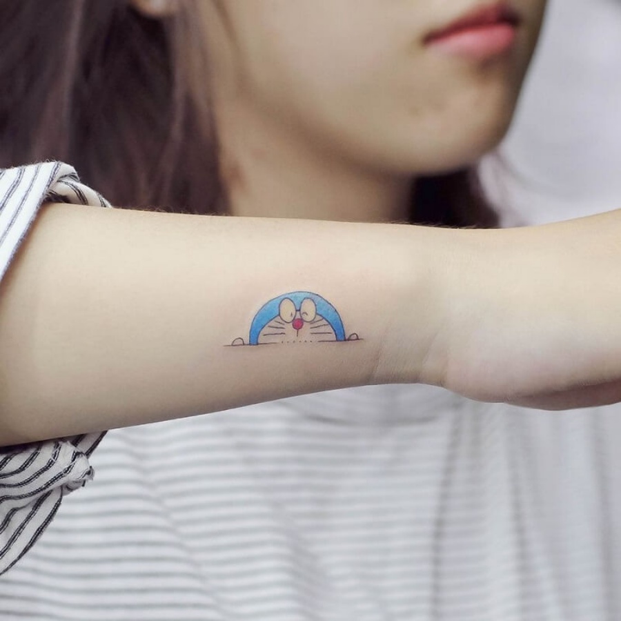 99 hình xăm doraemon đẹp ngầu và dễ thương  Thẩm mỹ Thu Cúc