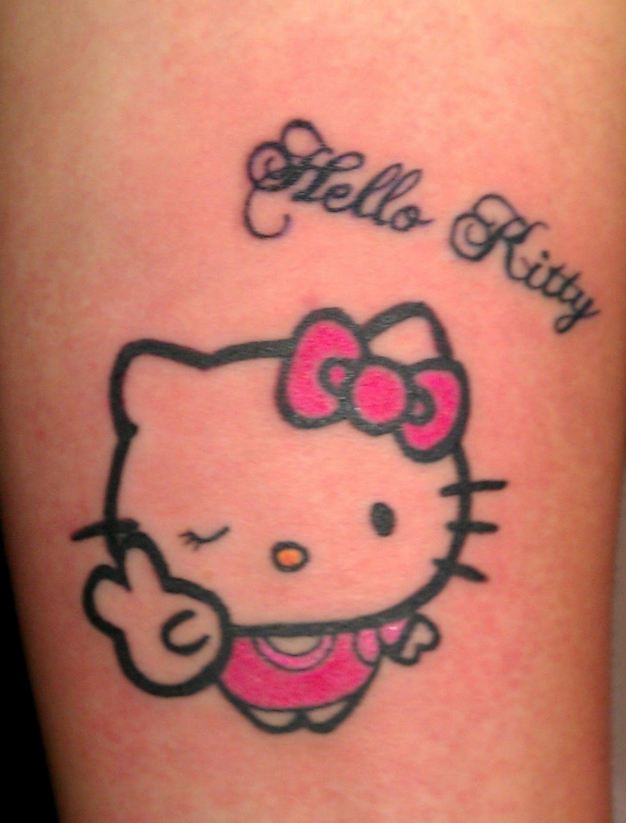 99 hình xăm Hello Kitty đẹp ngầu chất dễ thương nhất