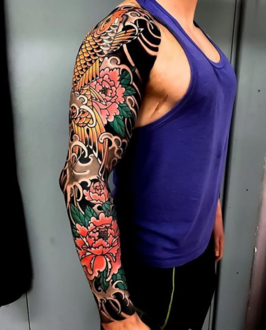Trung Tadashi  Hình xăm Rồng full tay  Tadashitattoo TrungTadashi  Hình  xăm Rồng  Rồng là linh vật trong truyền thuyết châu Á Đó là biểu tượng  của các vị