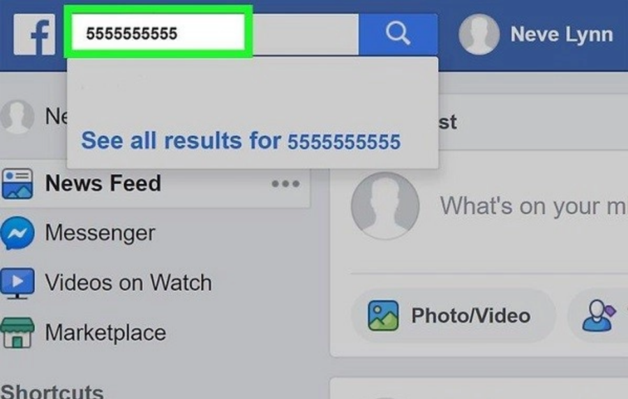 Cách tìm nick Facebook của ai đóTìm kiếm Facebook