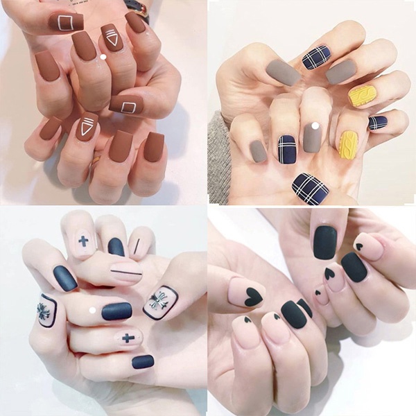 TOP 30 Mẫu nail đen cá tính sang chảnh cực kỳ ấn tượng