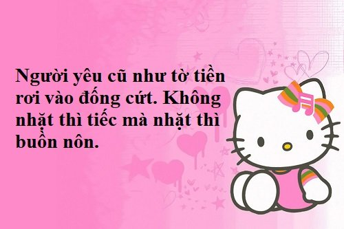 Stt đểu chất thấm về cuộc sống chất như nước cất