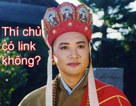Bức ảnh kinh điển thường được cộng đồng mạng sử dụng “xin link”.
