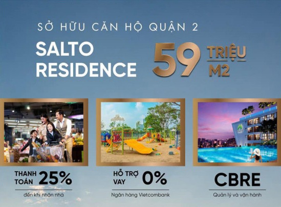 Chính sách bán hàng tại dự án Salto Residence Thủ Đức