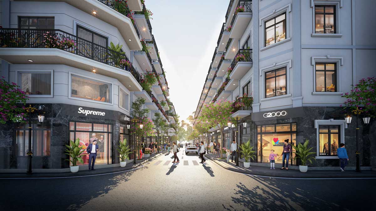 Phối cảnh thiết kế nhà phố The Sol Residence