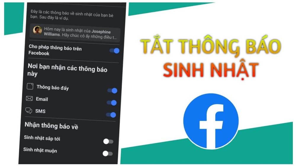 Cách Tắt Cách Hiện Thông Báo Sinh Nhật Trên Facebook