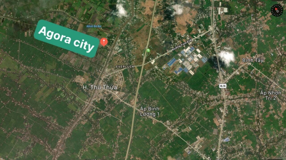 Tiềm năng vị trí dự án  khu đô thị Agora City Thủ Thừa Long An toạ lạc