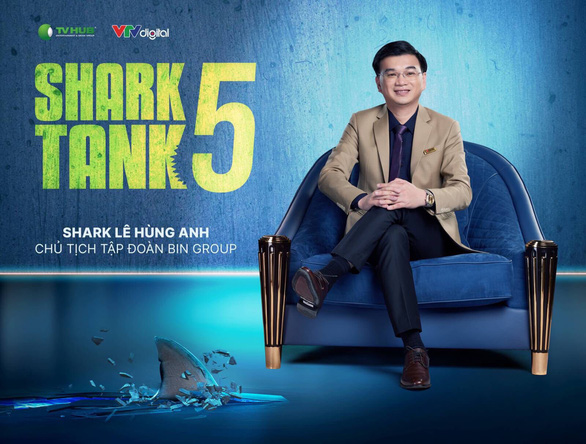 Tổng giám đốc BIN Corporation Group Lê Hùng Anh sẽ ngồi 'ghế nóng' 10/14 tập Shark Tank mùa 5