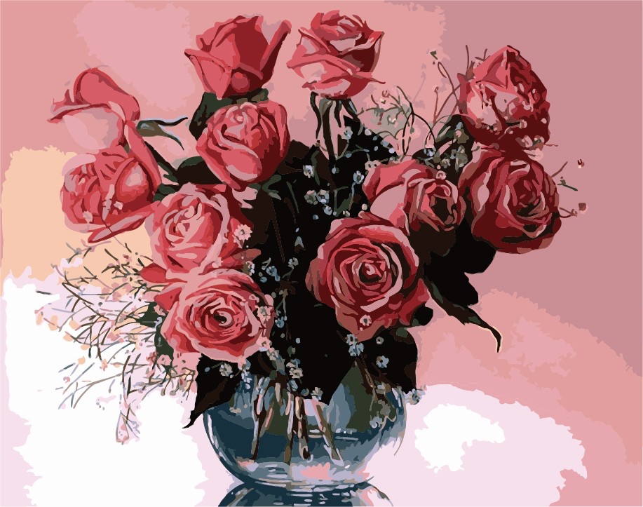 Mách bạn một số kỹ thuật vẽ hoa hồng bằng màu nước