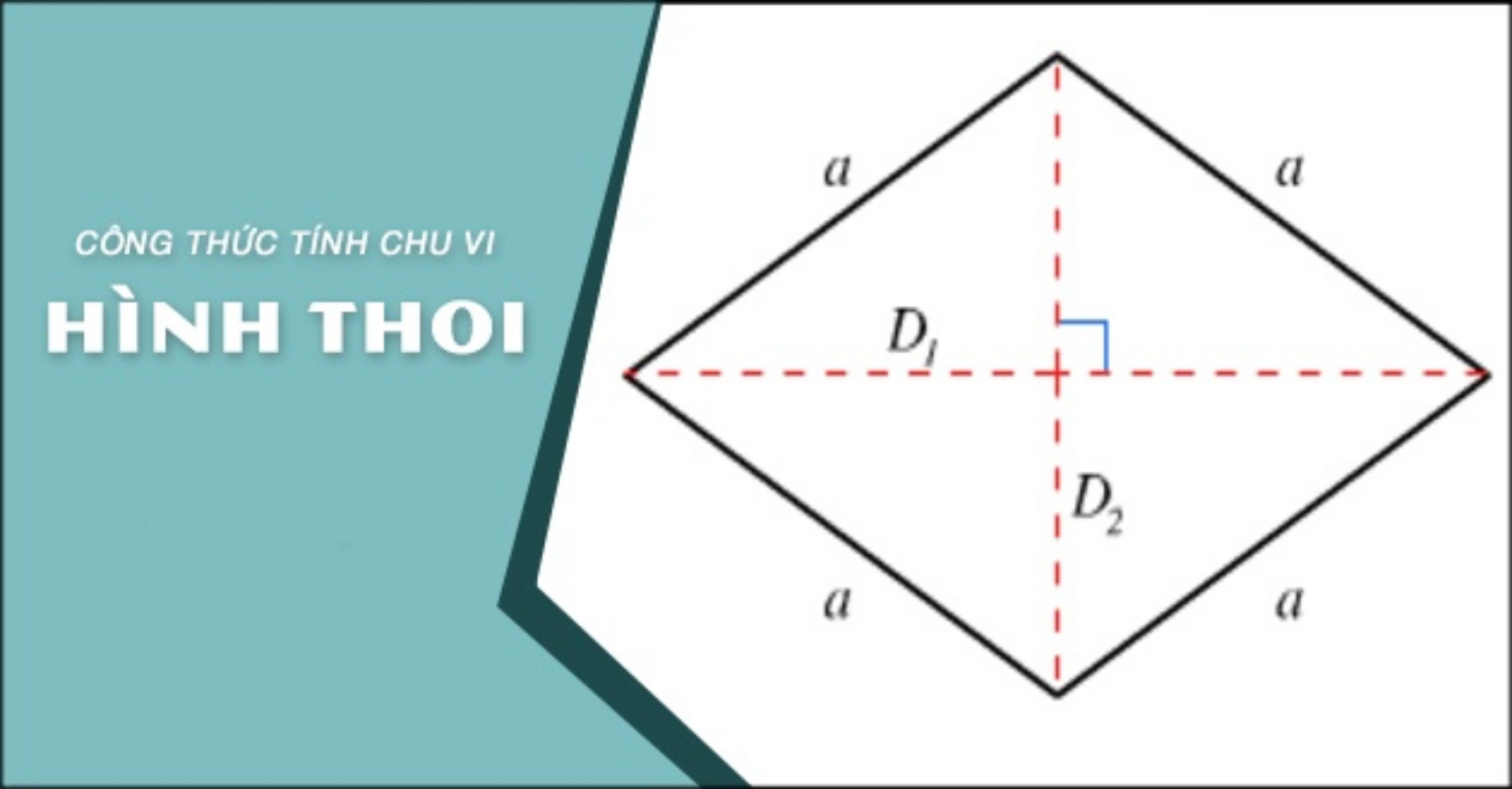 Công thức tính Diện tích hình vuông hình chữ nhật hình tròn hình tam  giác