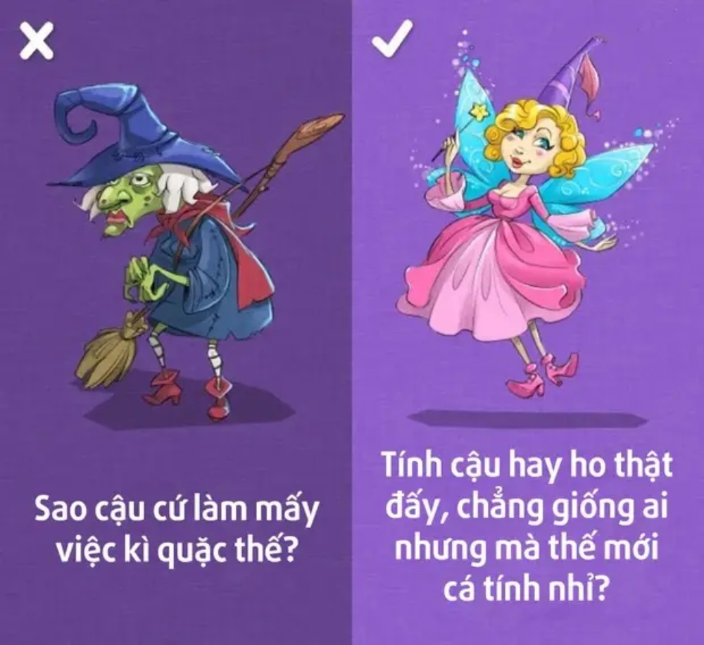 Bạn bè là luôn ủng hộ cá tính của nhau chứ không phải dè bỉu, phê phán chỉ vì người ta không giống bạn