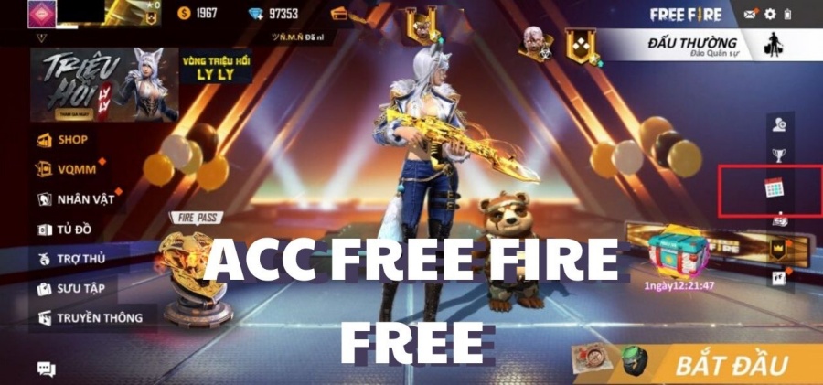 Cho Acc Free Fire Miễn Phí - Th Điện Biên Đông